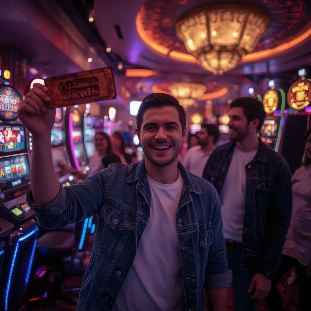 persona con un bono de casino BOO CASINO
