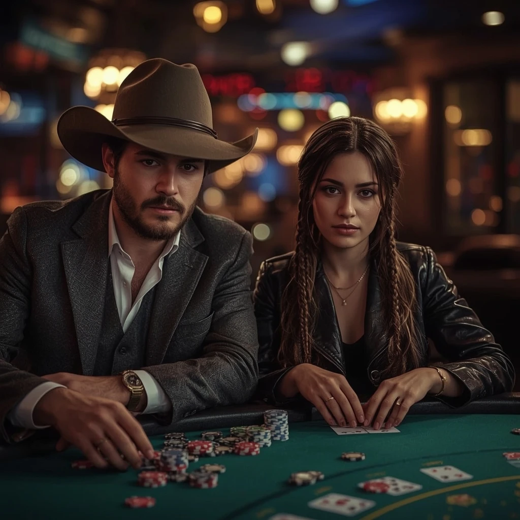 foto de dos jugadores de póker BOO CASINO