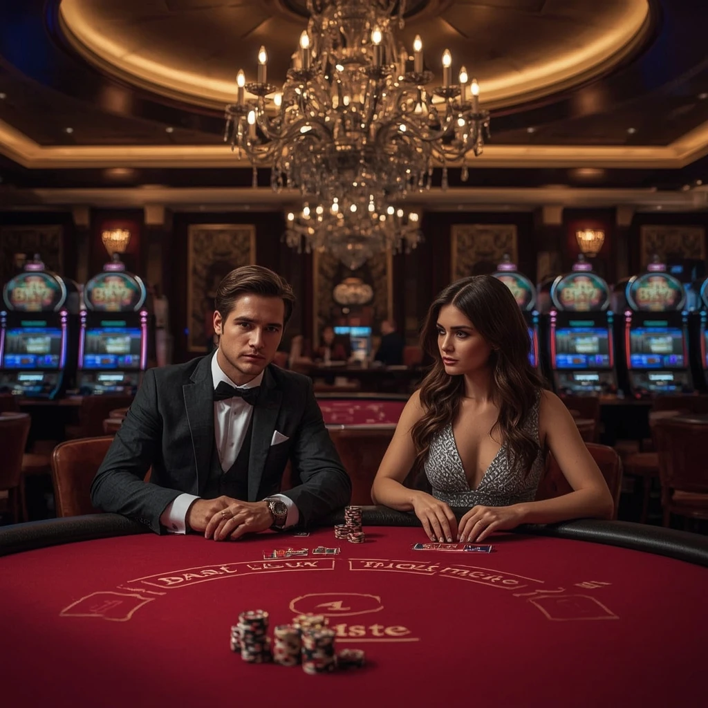 Dos jugadores de póker en BOO CASINO en Chile